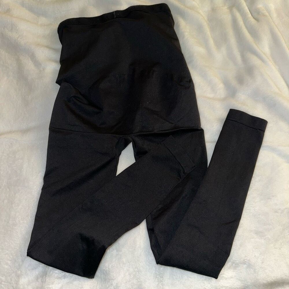 Spanx Assets Medium Solid Black High Waist Womens… - image 5